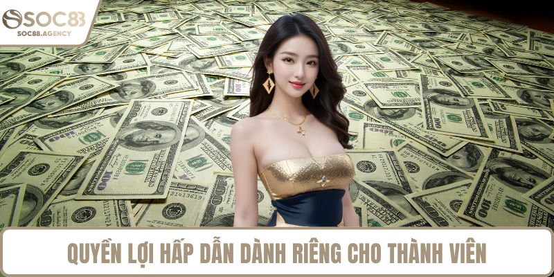 Quyền lợi hấp dẫn dành riêng cho thành viên